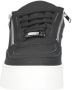 Antony Morato Zipper Gosh sneakers Zwart Nubuck Lage sneakers Heren - Thumbnail 4