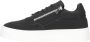 Antony Morato Zipper Gosh sneakers Zwart Nubuck Lage sneakers Heren - Thumbnail 5