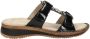 Ara Slippers Hawaï wedge heel summer shoe slippers with velcro - Thumbnail 11