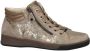 Ara Rome leren sneakers taupe - Thumbnail 4