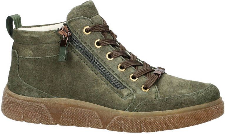 Ara Rome suède sneakers groen