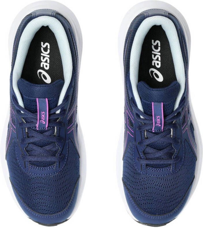 ASICS Contend 9 GS hardloopschoenen donkerblauw fuchsia