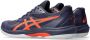 ASICS Game FF Clay OC tennisschoenen donkerblauw oranje - Thumbnail 4