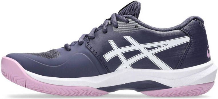 ASICS Game FF Clay OC tennisschoenen donkerblauw wit lila