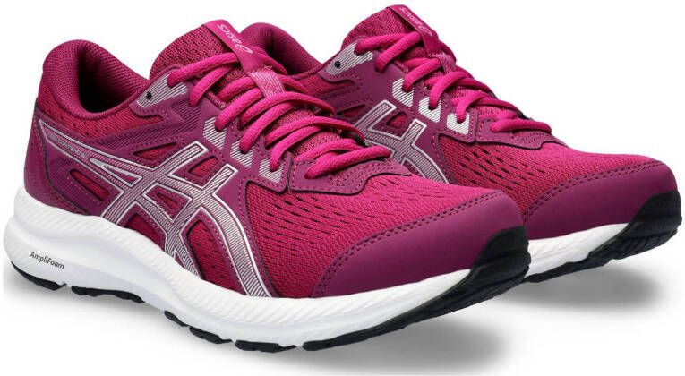 ASICS Gel-Contend 8 hardloopschoenen donkerroze wit