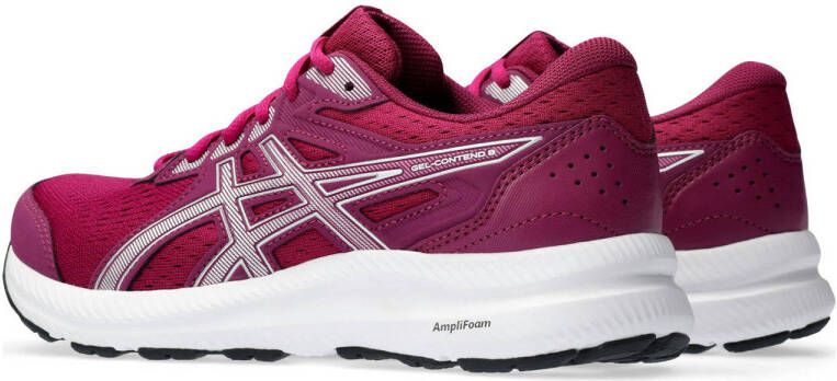 ASICS Gel-Contend 8 hardloopschoenen donkerroze wit