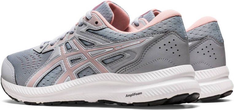 ASICS Gel-Contend 8 hardloopschoenen grijs lichtroze