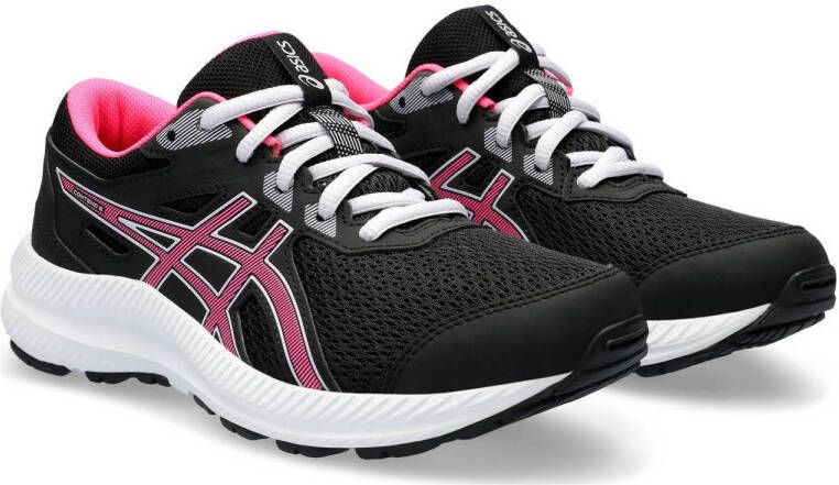 ASICS Gel-Contend 8 hardloopschoenen zwart roze wit