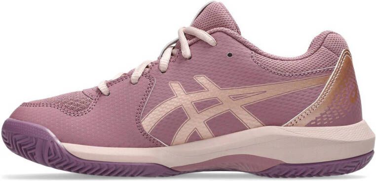 ASICS Gel-Decicate 8 padelschoenen oudroze wit