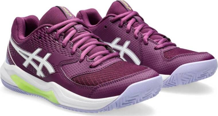 ASICS Gel-Dedicate padelschoenen aubergine wit