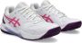 ASICS Gel-Dedicate padelschoenen wit fuchsia lichtblauw - Thumbnail 2