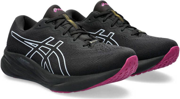 ASICS GEL PULSE 15 GTX hardloopschoenen zwart roze