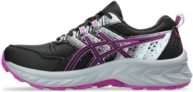 ASICS Gel-Venture hardloopschoenen zwart fuchsia