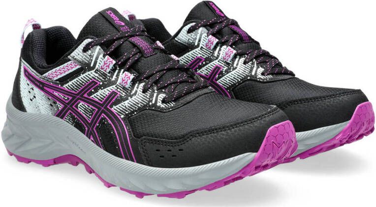 ASICS Gel-Venture hardloopschoenen zwart fuchsia