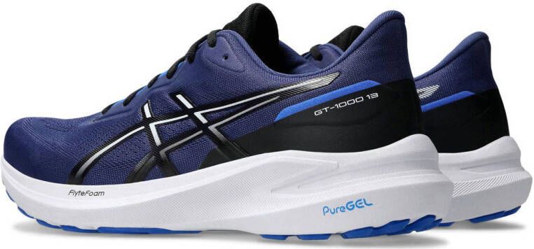 ASICS GT-1000 13 hardloopschoenen donkerblauw wit kobaltblauw