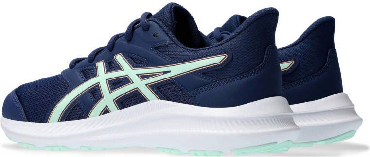 ASICS Jolt 4 hardloopschoenen donkerblauw mintgroen