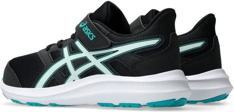 ASICS Jolt 4 hardloopschoenen zwart lichtblauw