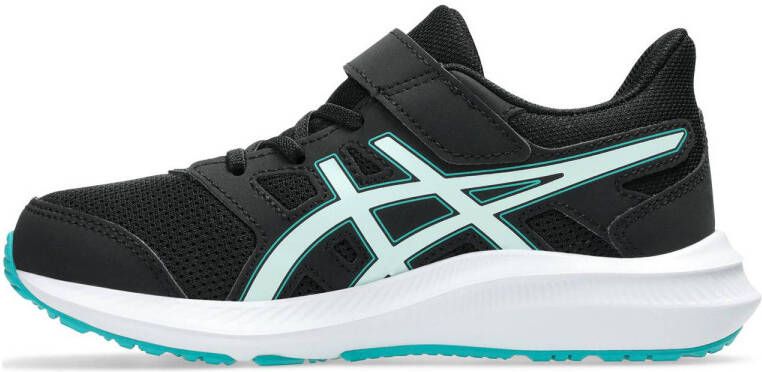 ASICS Jolt 4 hardloopschoenen zwart lichtblauw