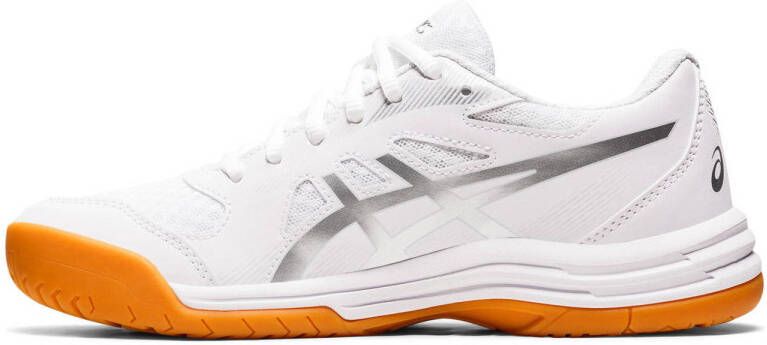 ASICS Upcourt 5 tennisschoenen wit zilver