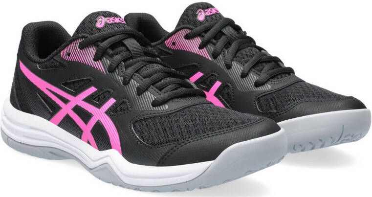 ASICS Upcourt 5 tennisschoenen zwart roze