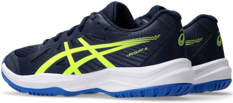 ASICS Upcourt 6 zaalsportschoenen Upcourt 6 donkerblauw geel