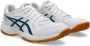 ASICS Upcourt 6 zaalsportschoenen wit donekrblauw - Thumbnail 4