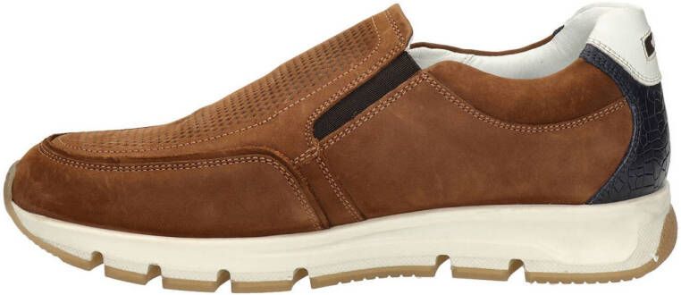 Australian Eagle nubuck instappers cognac