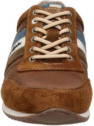 Australian Camaro leren sneakers cognac