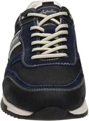 Australian leren sneakers donkerblauw