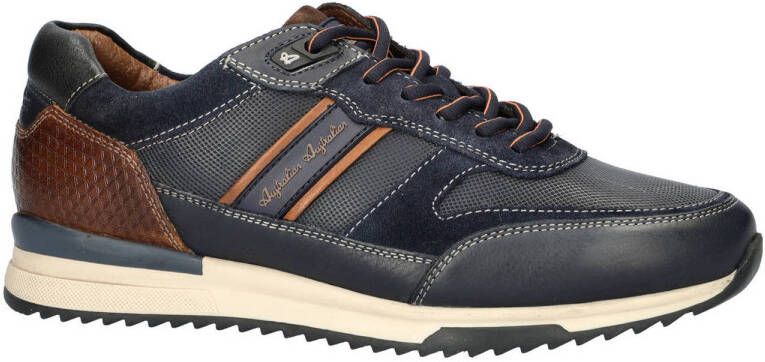 Australian leren sneakers donkerblauw