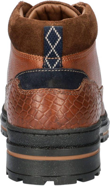 Australian Middelburg leren veterboots cognac