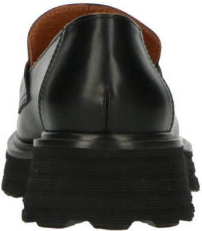 Babouche chunky leren loafers zwart