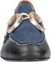 Babouche Jula 53 leren loafers zwart dark denim - Thumbnail 2