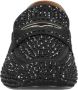 Babouche Marilou 24 leren loafers met strass en glitters zwart - Thumbnail 2