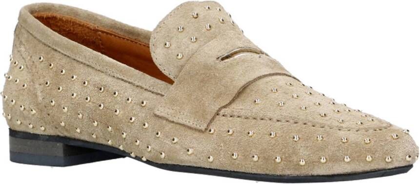 Babouche Maya-2 suède loafers taupe