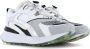 Shoesme Sneakers Meisjes White Silver Metallic Badstof - Thumbnail 3