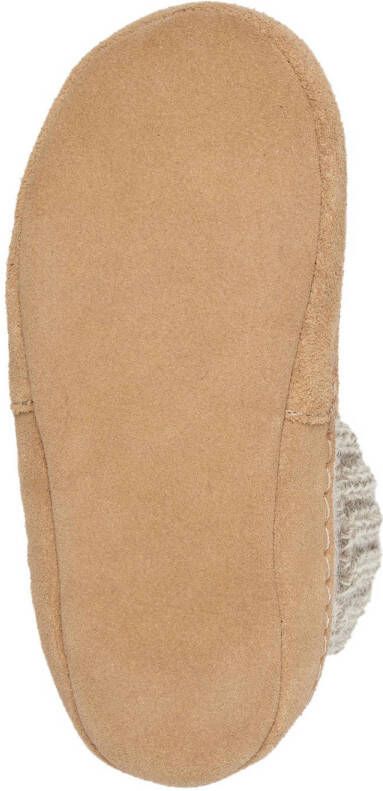 Bergstein wollen pantoffels beige