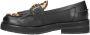 Bibi Lou Leopardo leren loafers zwart panter - Thumbnail 3