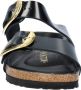 Birkenstock Arizona Big Buckle lakleren slippers zwart - Thumbnail 3