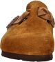 Birkenstock Boston Braided suède clogs cognac - Thumbnail 3