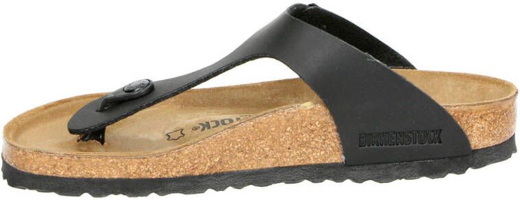 Birkenstock Gizeh slippers zwart