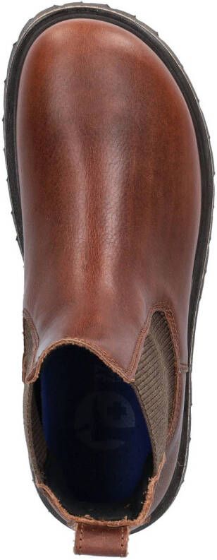 Birkenstock Highwood Slip-In leren chelsea boots cognac