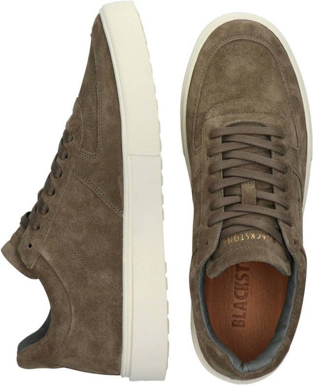 Blackstone Radley suède sneakers bruin