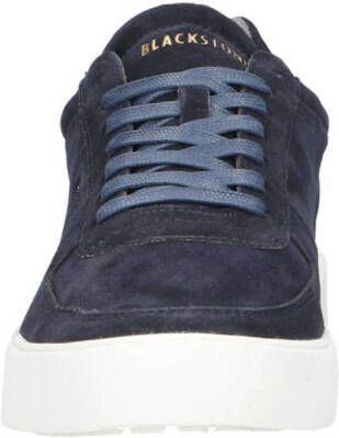 Blackstone Radley suède sneakers donkerblauw multi