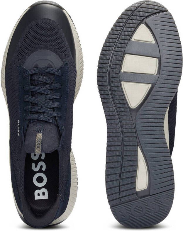 BOSS sneakers donkerblauw