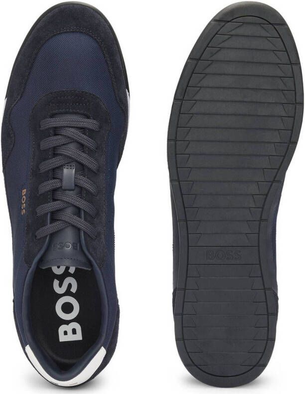 BOSS Titanium sneakers donkerblauw