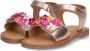 Braqeez Cally Call leren sandalen lichtroze Meisjes Leer Bloemen 26 - Thumbnail 4