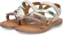 Braqeez Cassy Call leren sandalen mintgroen Meisjes Leer Meerkleurig 26 - Thumbnail 4