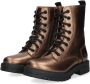 Braqeez 424762-997 Meisjes Veterboots Bruin Leer Veters - Thumbnail 3