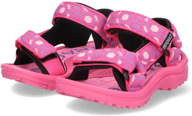 Braqeez Sky Sport sandalen roze